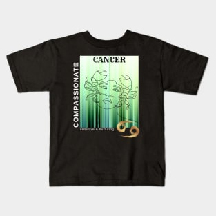 Cancer Zodiac Kids T-Shirt